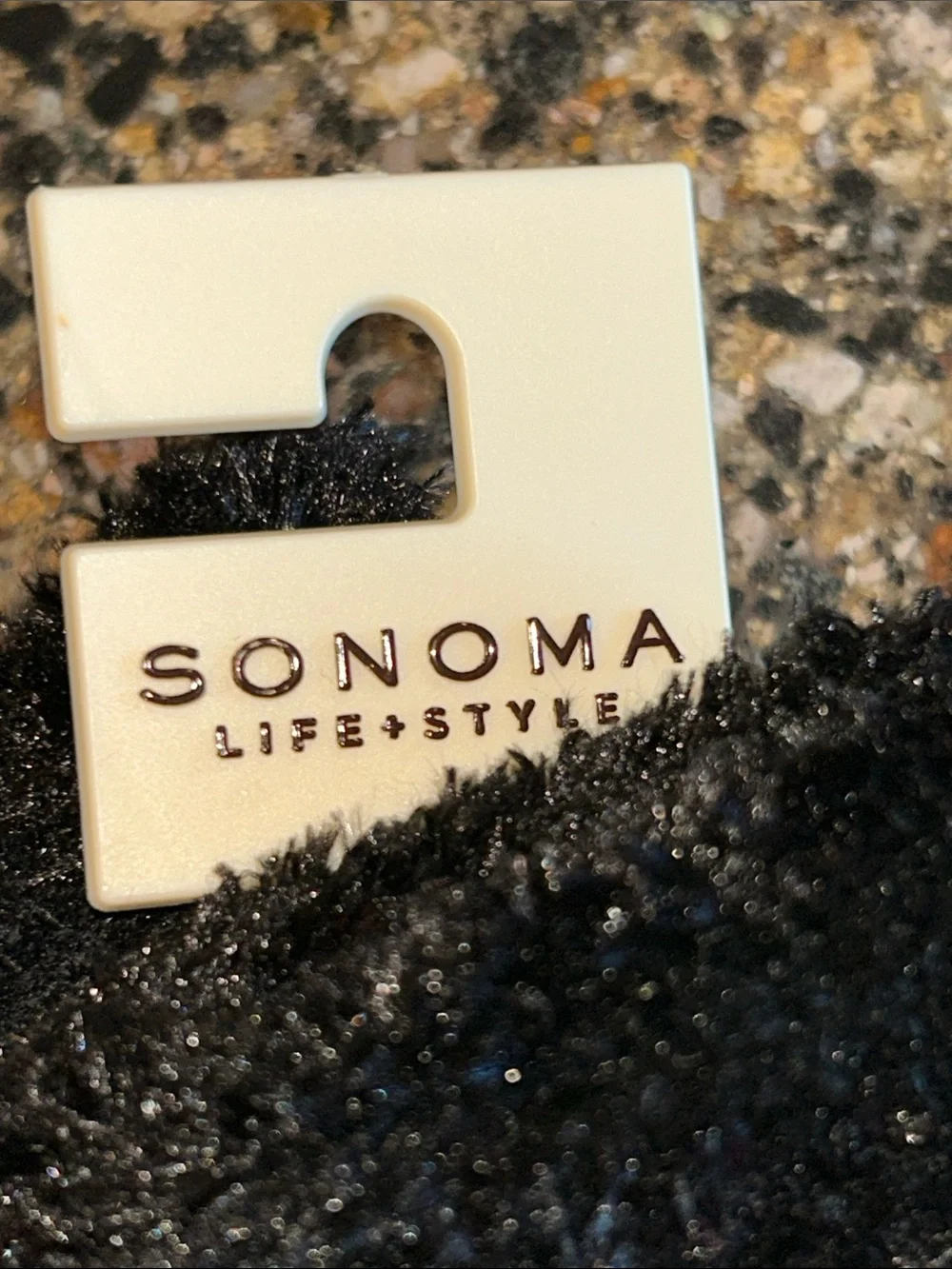 NEW Sonoma Black Fuzzy Gloves